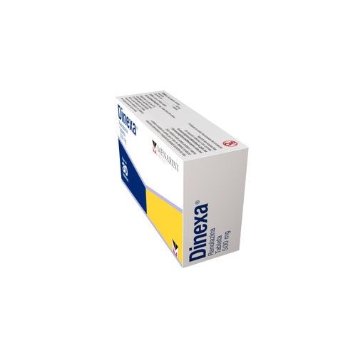 Dinexa (Ranolazina) Tabletas 500Mg Con 30 7506317100783 costado 2
