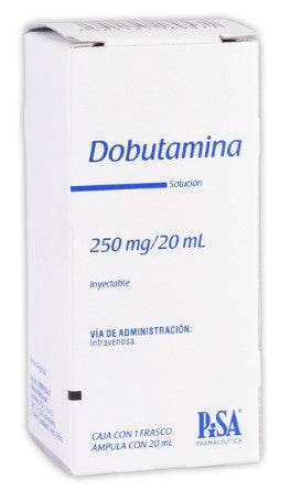 Dobutamina Frasco 250Mg/20Ml Con 1 Pisa Ampulas - 7501125169571 - WeCare Pharma
