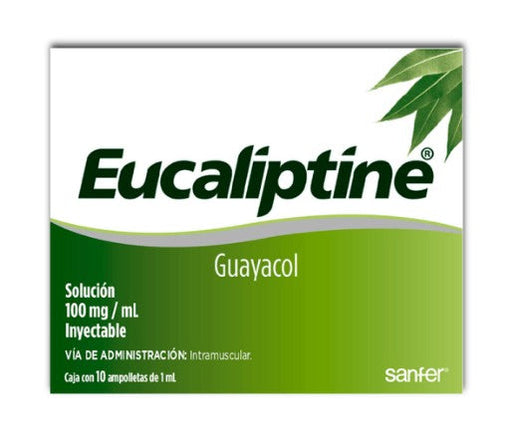 Eucaliptine (Guayacol) 100Mg/1Ml Ampulas Con 10