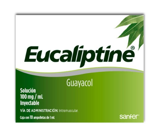 Eucaliptine (Guayacol) 100Mg/1Ml Ampulas Con 10