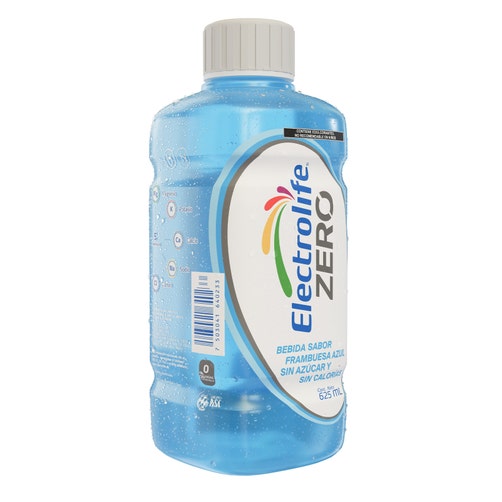 Electrolife (Electrolitos Orales) Frasco Con 625Ml Frambuesa Azul 7503041640233 costado 1