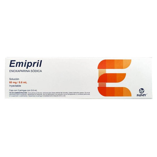 Emipril Jeringa 60Mg 6Ml Con 2 (Enoxoparina Sodica) - WeCare Pharma