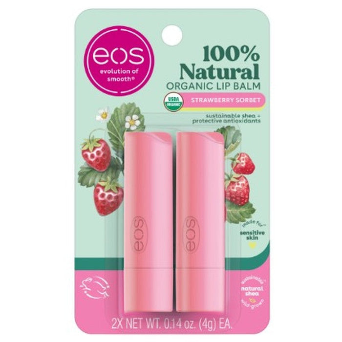 Eos Balsamo Labial Fresa 4G Con 2 832992012668