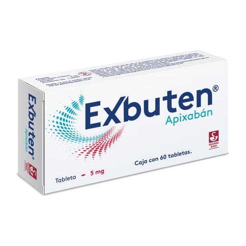 Exbuten (Apixaban) Tabletas 5Mg Con 60 7501300421999