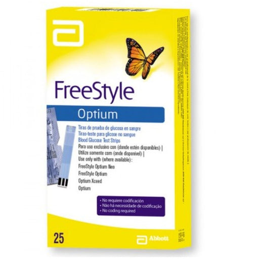 Freestyle Optium Tiras Reactivas Con 25 093815996484