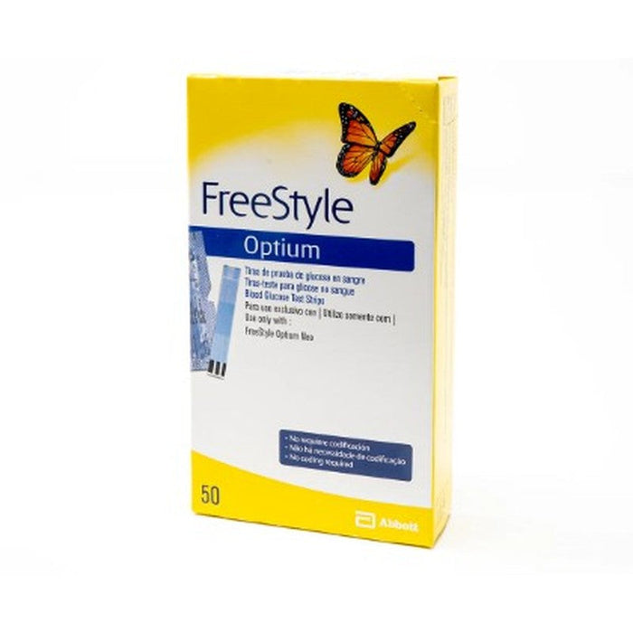Freestyle Optium Tiras Reactivas Con 50 093815996491