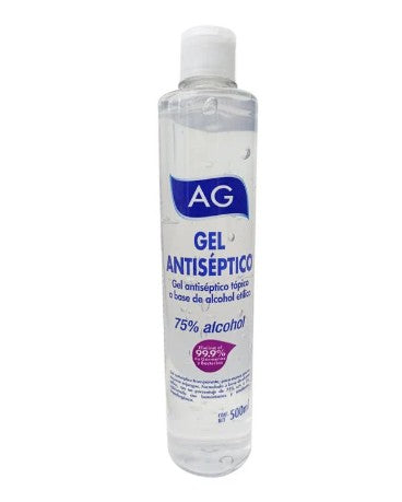 Gel Antiseptico Para Manos 75% Ag Frasco Con 500Ml
