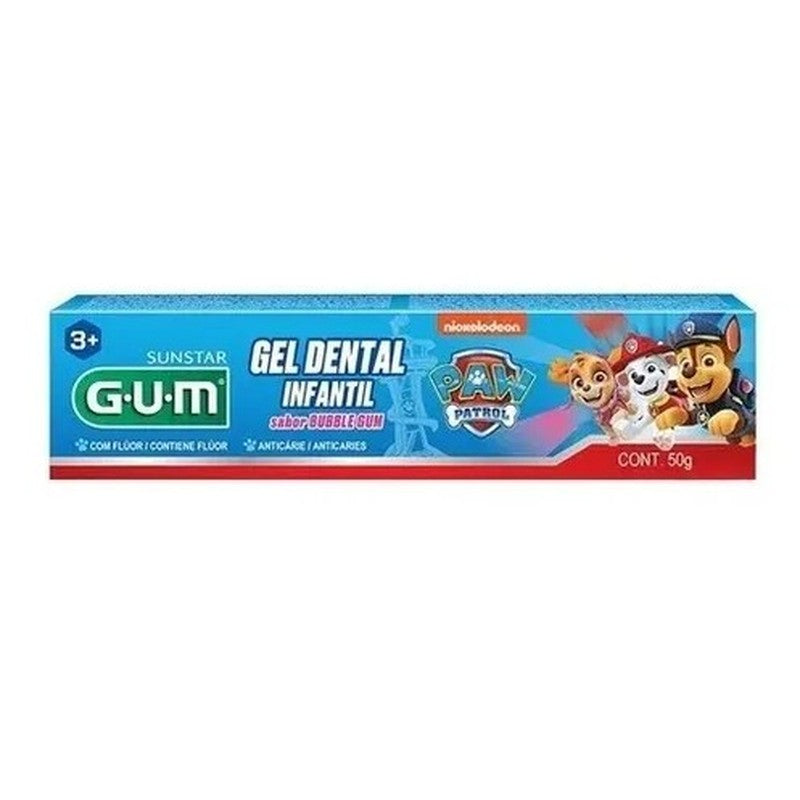 Gel Dental Gum Paw Patrol Bubble 50G 070942003469