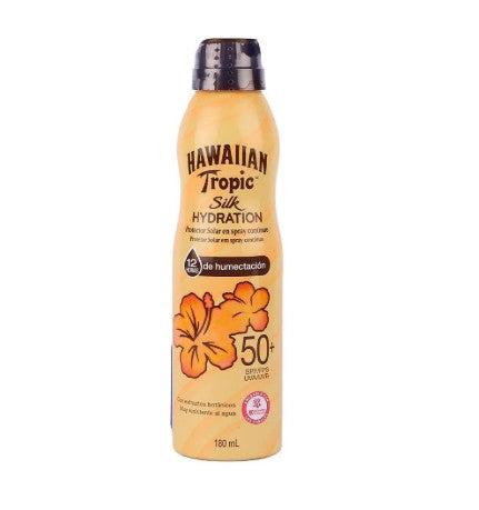 Hawaiin Bloqueador Silk Hydration Fps50 Spray Frasco 180Ml