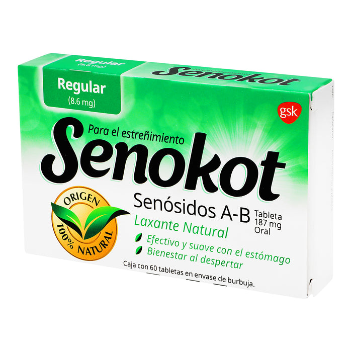 Senokot 8.6Mg Con 60 Tabletas (Senosidos A-B) 1 - 7501124810900