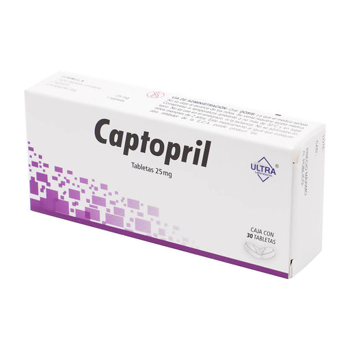 Captopril 25Mg Con 30 Ultra Tabletas - WeCare Pharma