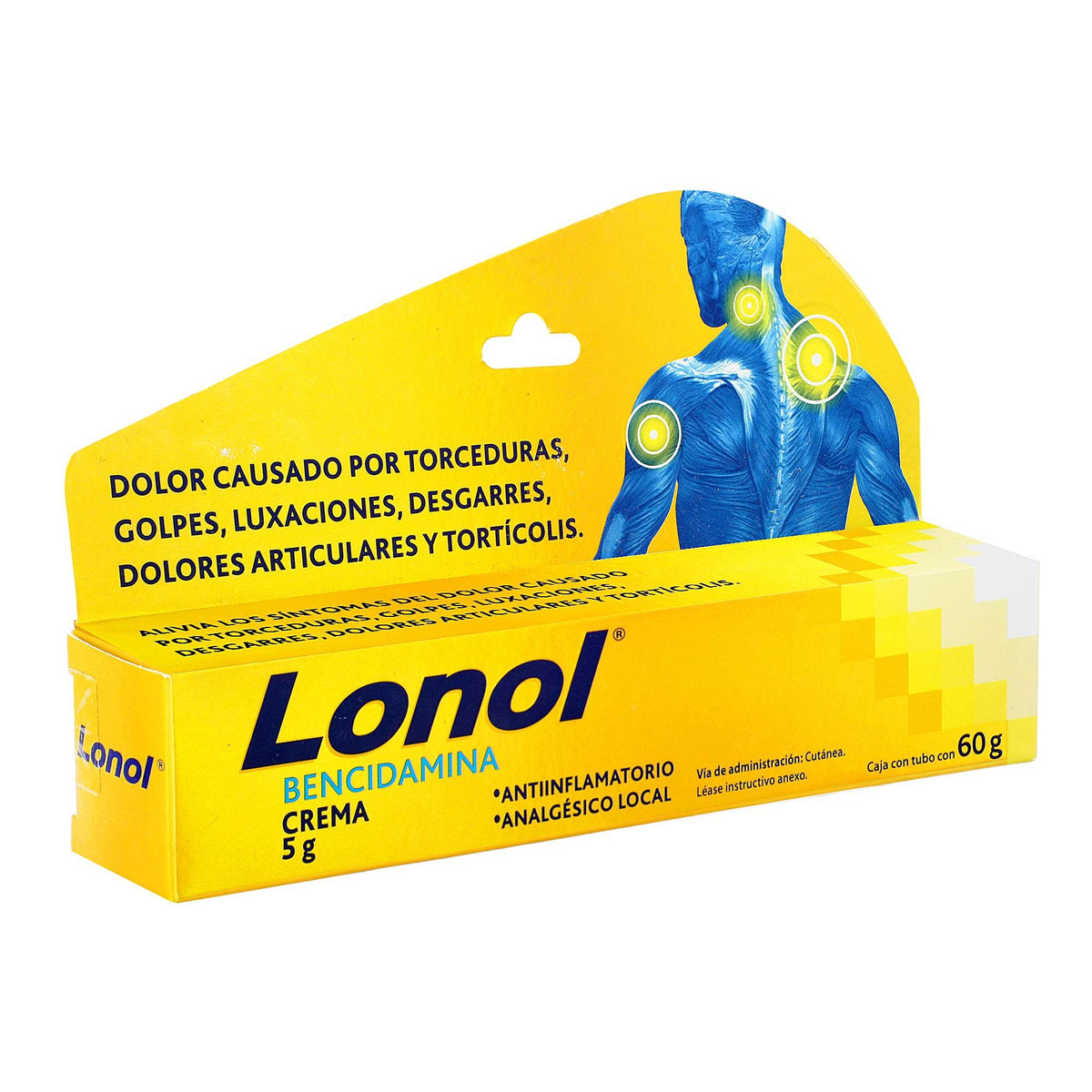 Lonol Crema 5G 60G (Bencidamina) — WeCare Pharma