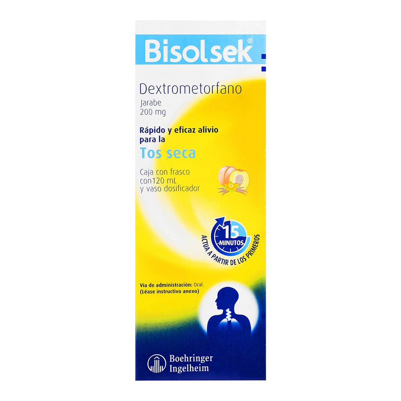 Bisolsek Jarabe 200Mg/100Ml 120Ml (Dextrometorfano) - WeCare Pharma