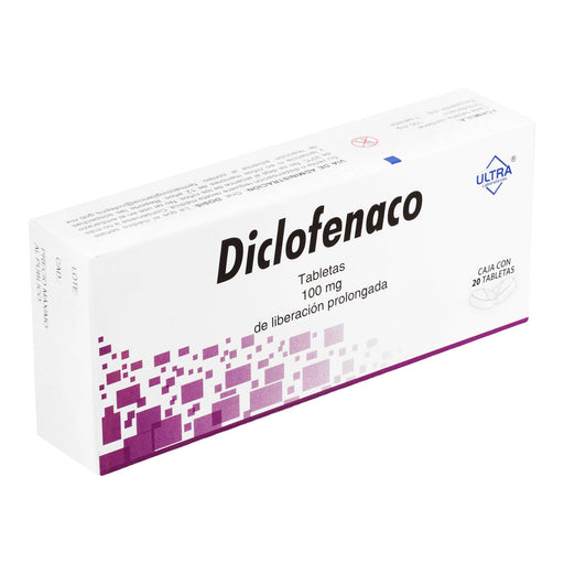 Diclofenaco 100Mg Con 20 Ultra Tabletas - WeCare Pharma