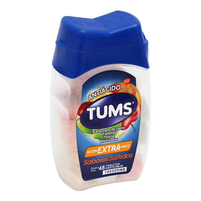 Tums 750Mg Con 48 Tabletas (Carbonato De Calcio) 1 - 7501065054029