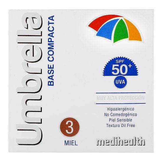 Umbrella Base Compacta Tono 3 Miel Fps50 11G - WeCare Pharma
