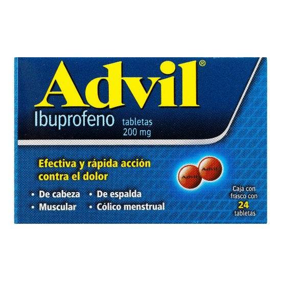 Advil 200Mg Con 24 Tabletas (Ibuprofeno) - WeCare Pharma