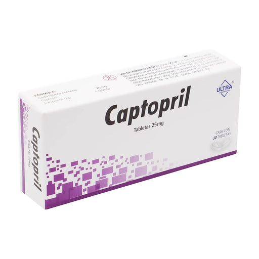 Captopril 25Mg Con 30 Ultra Tabletas - WeCare Pharma