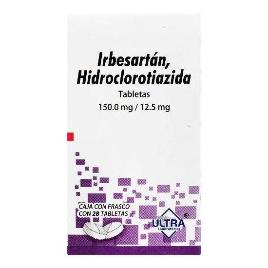 Irbesartan/Hidroclotiazida 150Mg/12.5Mg Con 28 Tabletas - WeCare Pharma