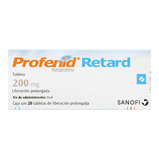 Profenid Retard 200Mg Con 20 Tabletas (Ketoprofeno) 1 - 7501072340603