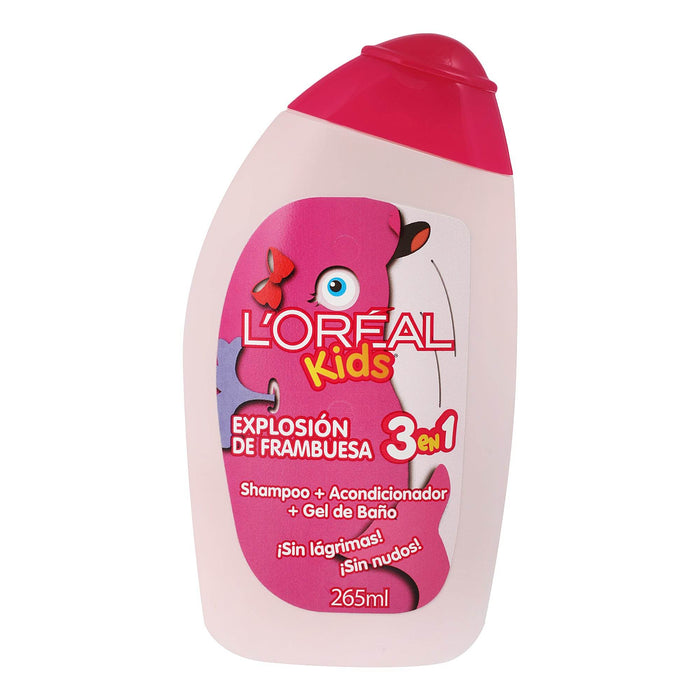 Shampoo Loréal Kids 3 En 1 Explosión Frambuesa 265Ml - WeCare Pharma