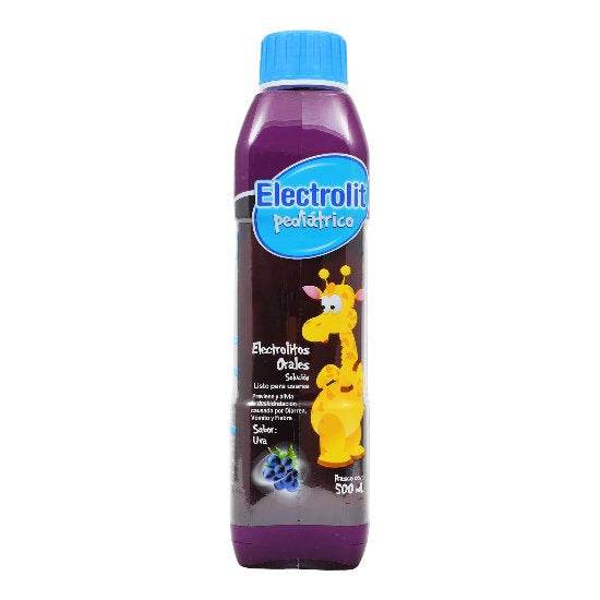 Electrolit Pediatrico Frasco 500Ml Uva (Electrolitos Orales) - WeCare Pharma
