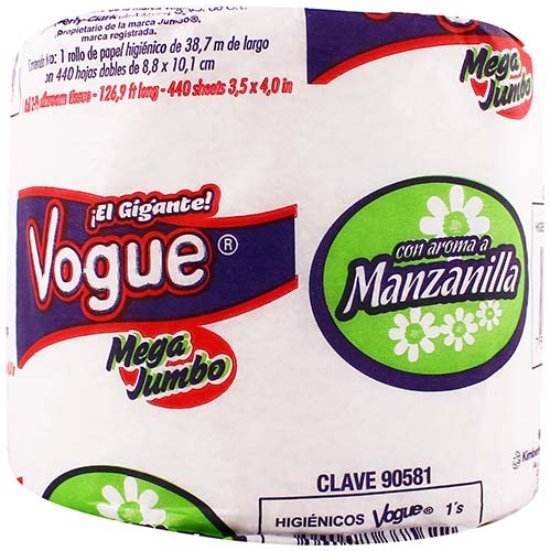 Papel Higiénico Vogue Con 4 - WeCare Pharma