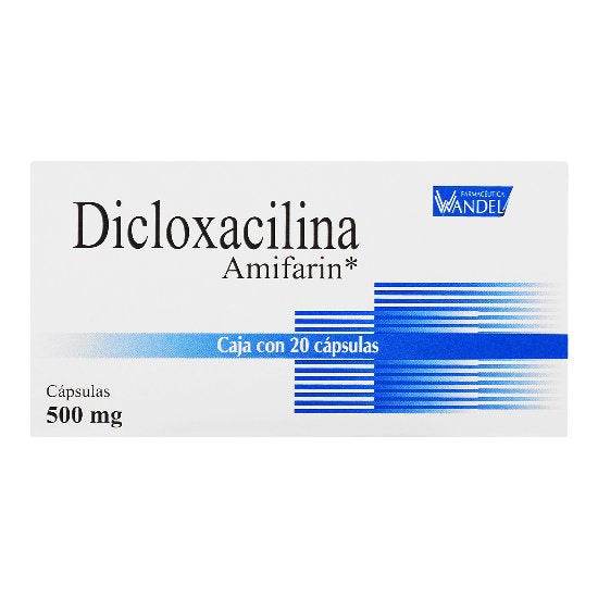 Amifarin 500Mg Con 20 Capsulas (Dicloxaciclina) - WeCare Pharma
