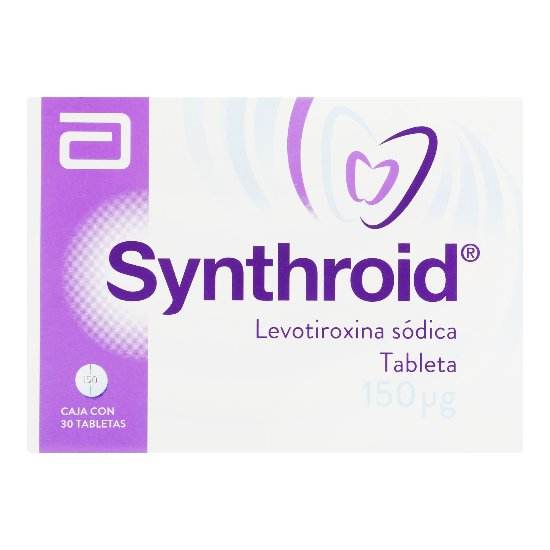 Synthroid 150Mcg Con 30 Tabletas (Levotiroxina Sodica) - WeCare Pharma