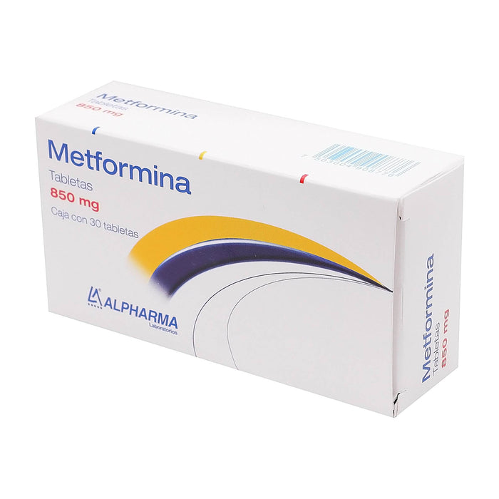 Metformina 850Mg Con 30 Alpharma Tabletas - WeCare Pharma