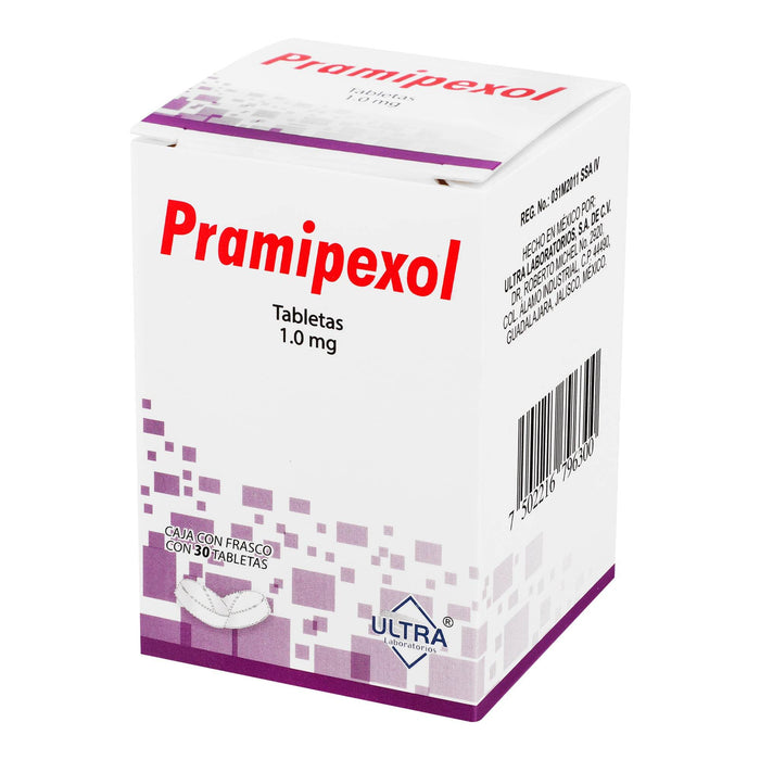 Pramipexol Tabletas 1Mg Con 30 Ultra - WeCare Pharma