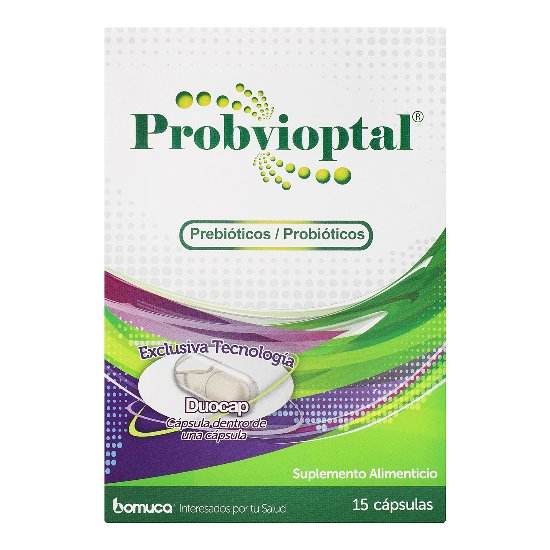 Probvioptal 9G/6.6G Con 15 Capsulas (Prebioticos/Probioticos) - WeCare Pharma