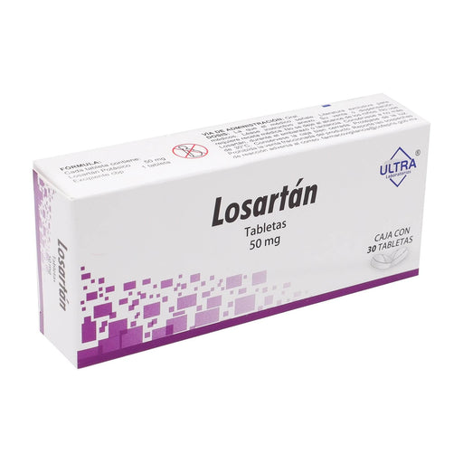 Losartan 50Mg Con 30 Ultra Tabletas - WeCare Pharma
