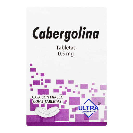 Cabergolina 0.5Mg Con 2 Ultra Tabletas - WeCare Pharma