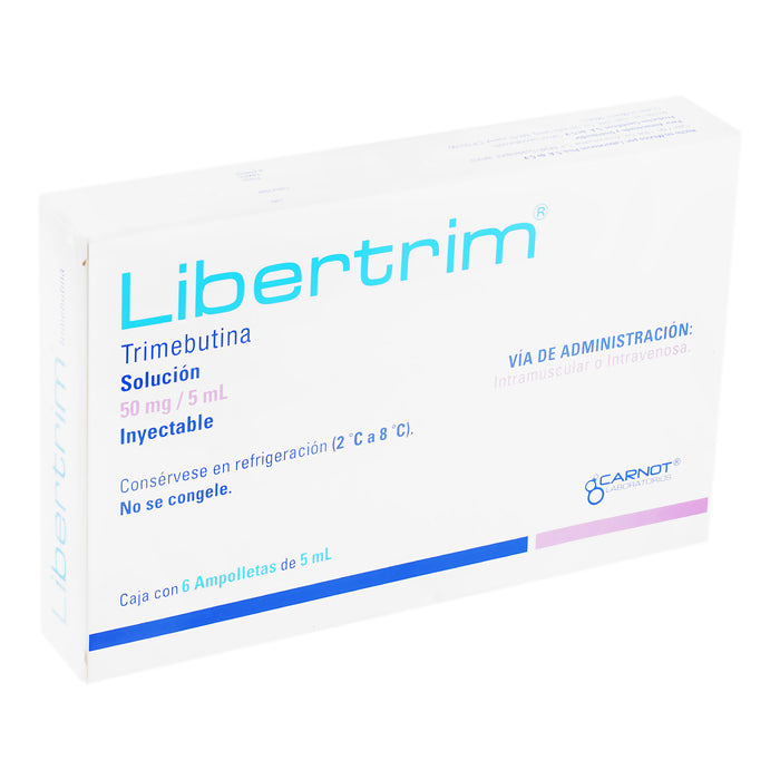 Libertrim 50Mg 5Ml Con 6 Ampulas (Trimebutina) 1 - 7501124183271