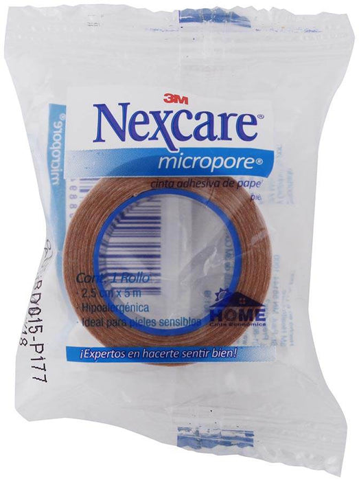 Cinta Microporosa Nexcare Piel 2.5Cmx5M - WeCare Pharma