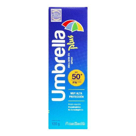 Umbrella Plus Emulsión En Spray Protector Solar Fps50 120G - WeCare Pharma