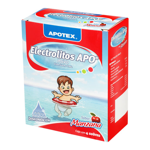 Electrolitos Apo Polvo 28.14G Con 4 Manzana 2 - 7501277078325