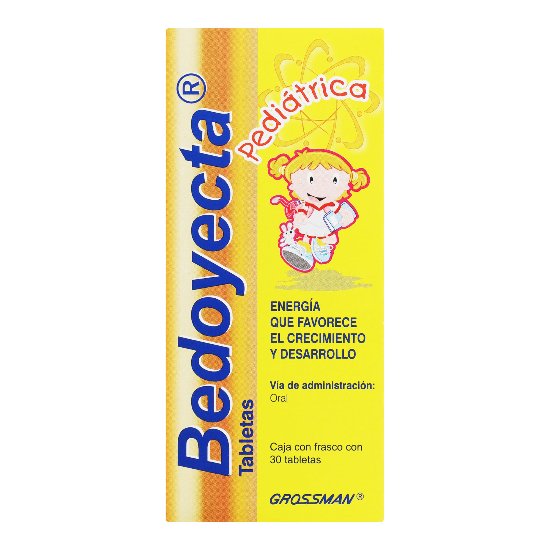 Bedoyecta Pediatrica Con 30 Tabletas (Complejo B/Acido Folico/Vitamina C) 1 - 7501123001606