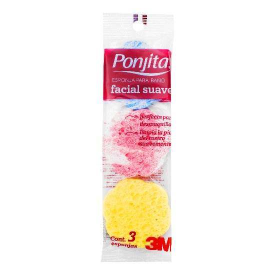 Nexcare Esponja Facial Suave Con 3 - WeCare Pharma
