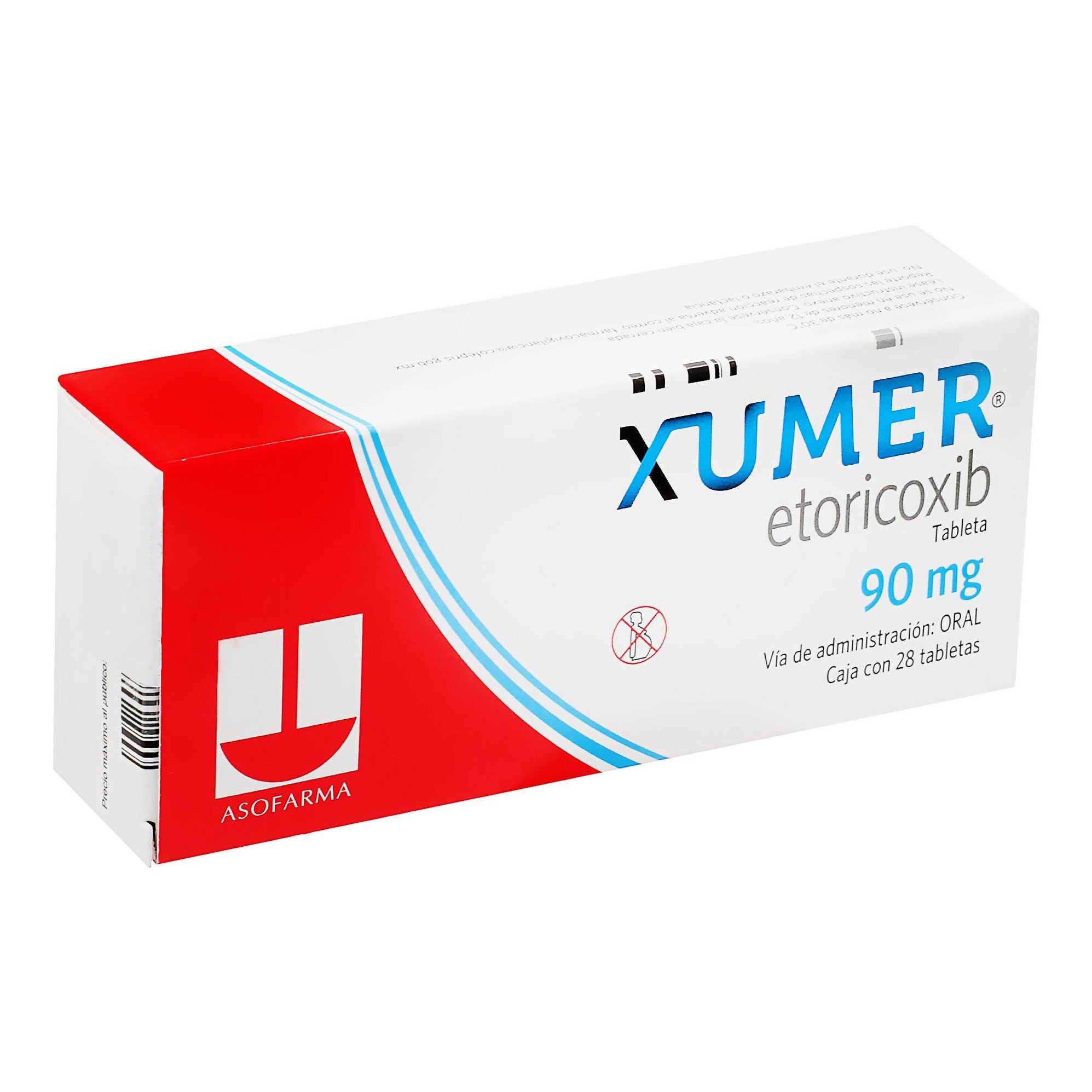 Xumer 90Mg Con 28 Tabletas (Etoricoxib) — WeCare Pharma