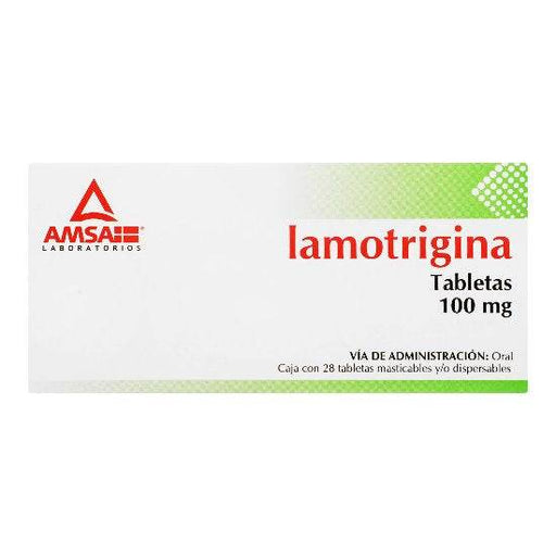Lamotrigina 100Mg Con 28 Amsa Tabletas - WeCare Pharma