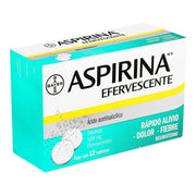 Aspirina Efervecente Vescente 500Mg Con 12 Tabletas (Acido Acetilsalicilico) - WeCare Pharma