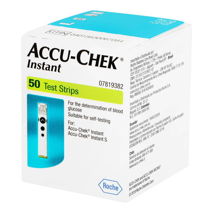 Accu-Chek Instant Tiras Reactivas Con 50 - WeCare Pharma