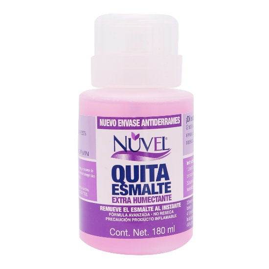 Nuvel Quita Esmalte Extra Humectante 180Ml - WeCare Pharma