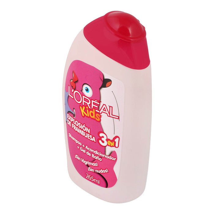Shampoo Loréal Kids 3 En 1 Explosión Frambuesa 265Ml - WeCare Pharma