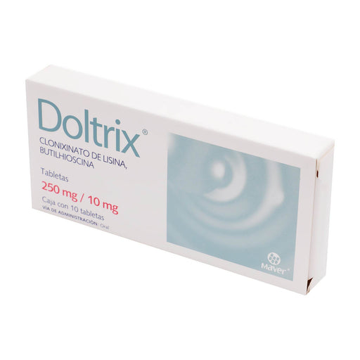 Doltrix 250Mg/10Mg Con 10 Tabletas (Clonixinato De Lisina/Hioscina) - WeCare Pharma