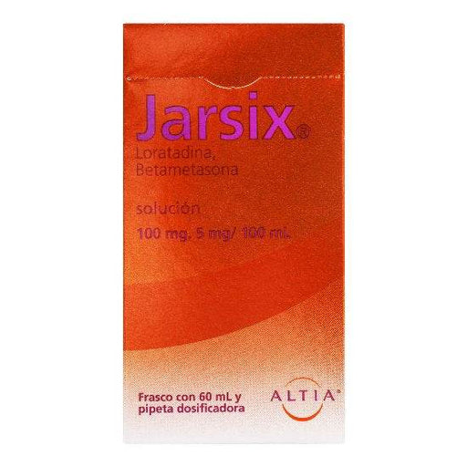 Jarsix Solución 100Mg/5Mg/100Ml 60Ml (Loratadina/Betametasona) - WeCare Pharma