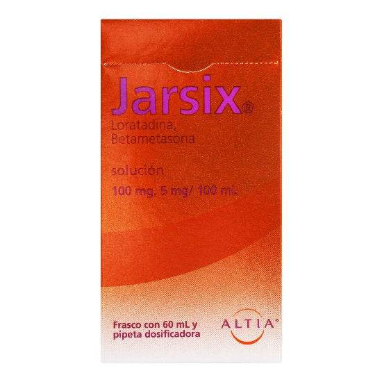 Jarsix Solución 100Mg/5Mg/100Ml 60Ml (Loratadina/Betametasona) - WeCare Pharma
