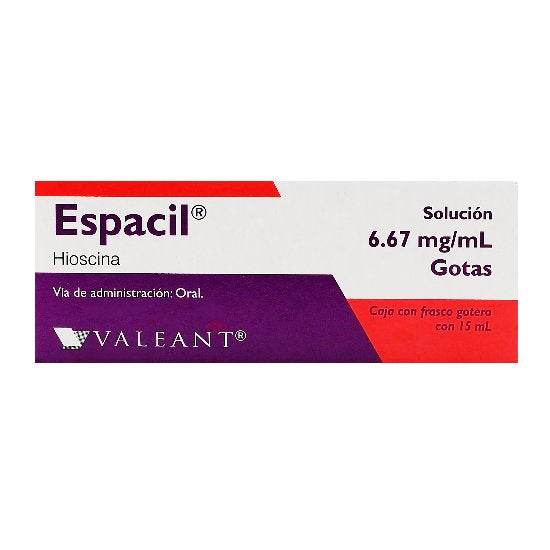 Espacil Gotas 6.67Mg/Ml 15Ml (Hioscina) - WeCare Pharma